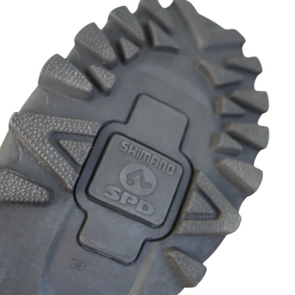 NWOB Shimano SPD SH-M057 Cycling Shoes Size 7 Tan/Black Lace-Up & Velcro Closure - Picture 11 of 11